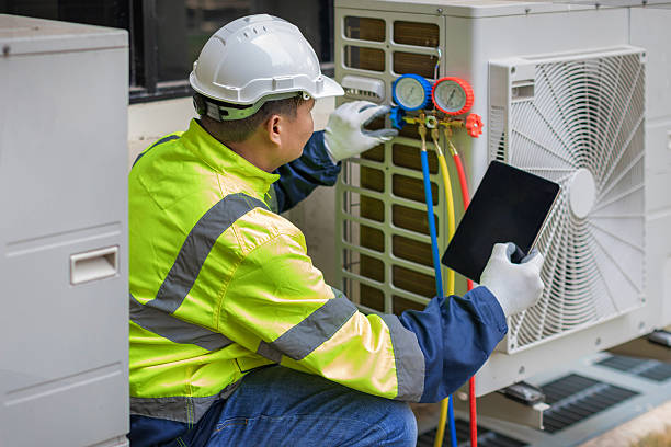 Professional Hvac Installation technician working in Waverley, MA